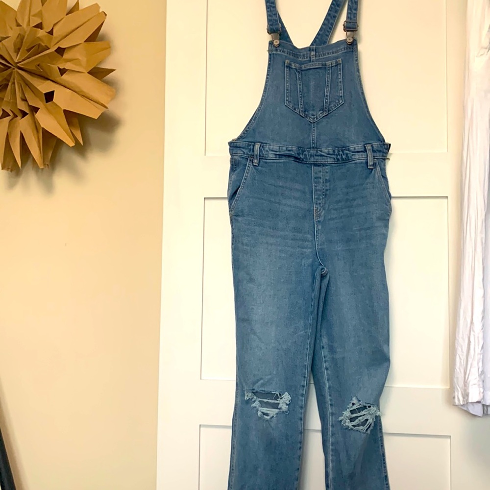 Denim overalls size 14 tall